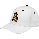 NCAA Zephyr Arizona State Sun Devils White DH Fitted Hat (6 7/8)