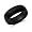 Mens Black Engravable Stainless Steel Ring Band Size 5