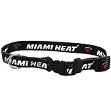 Miami Heat Adjustable Dog Collar (Large)