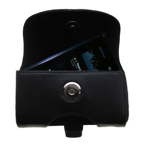 Horizontal Leather Case with Belt Clip/Loop for the Samsung YP-K5 4GB