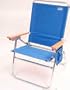 High Boy 4 Position Beach Chair - Blue