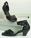 Edle COMMA Leder Sandalette schwarz