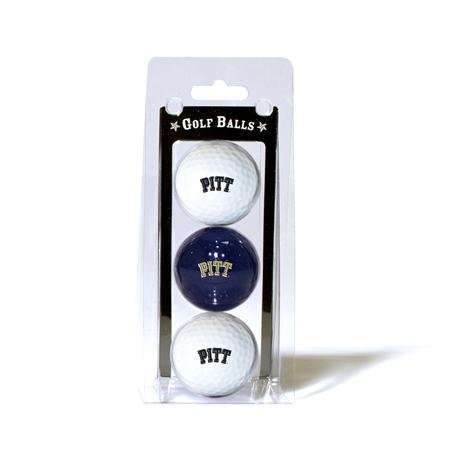 Pittsburgh Pitt Panthers Ncaa Team Logo 3 Golf Ball Pack