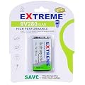 Extreme Rechargeable PP3 9v 280 mAh Ni-Mh 1 per pack
