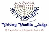 Gourmet Food : 'Happy Hanukkah' Velvety Vanilla Fudge