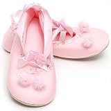 Luna International Pink Ballet Slippers Little Girls 12/13 - Girls 3/4