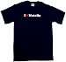 I Heart (Love) Natalie Womens Regular Fit Tee Shirt in 3 Colors Small thru XXL