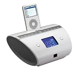 Soundmaster iP-1037, MW/UKW-PLL-Radio inkl Ladefunktion f�r iPod. Farbe: weiss - 
