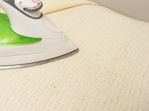 RitzProfessional Heavyweight Ironing Board Pad, Padded Cover Fits Standard Sized 54" Ironing Boards, Natural Cotton (Ironing Board Not Included)