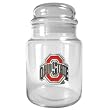 Ohio State Buckeyes NCAA 31oz Glass Candy Jar - Primary Logo by Great American Products