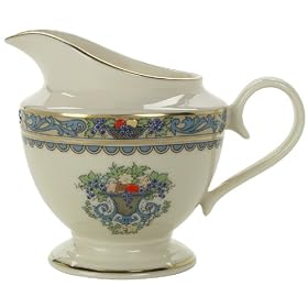Lenox Autumn Gold-Banded Fine China Creamer by Lenox