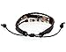 Areke Leather Bracelets Cool Male Unisex Bangle Wing Feather Wrap Adjustable Bracelet