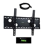 VideoSecu TV Mount M43 Black Tilting Wall Mount Bracket for Panasonic TH-50PX60U Plasma 50 inch HDTV TV with Free 7ft HDMI Cable