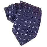 Fendi - Fendi Logo Woven Silk Tie Brown