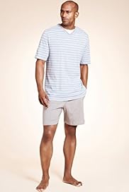 Pure Cotton Striped Short Pyjamas