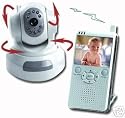 Handheld Wireless Remote Pan &amp; Tilt Baby Monitor with 2.5 inch Colour LCD Display