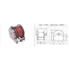 Hosetract Stainless 304 Hose Reel-D Series-Operating Pressure:300 psi. Hose ID:1. Hose... by Hosetract