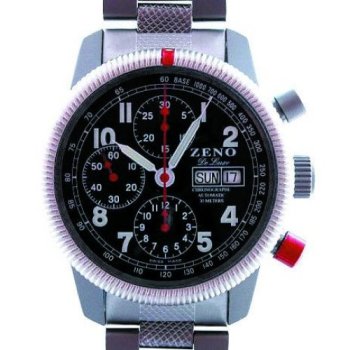 Zeno Army Divers De Luxe Tri-Compax Chronograph Ref. 6559 A-SV-MT Zeno Army Divers De Luxe Tri-Compax Chronograph Ref. 6559 A-SV-MT