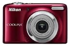 Nikon Coolpix L25 10.1MP Point and Shoot Digital Camera with 5x Optical Zoom (Red)