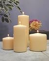 3x6 Pillar Candle (Ivory Unscented) - 3x6-Unscented