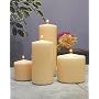 3x3 Pillar Candle (Ivory Unscented) - 3x3-Unscented