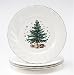 Nikko Ceramics Happy Holidays Dinner Plates, Set of 4