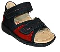 Umi Maxwell Sandal, navy/red nubuck