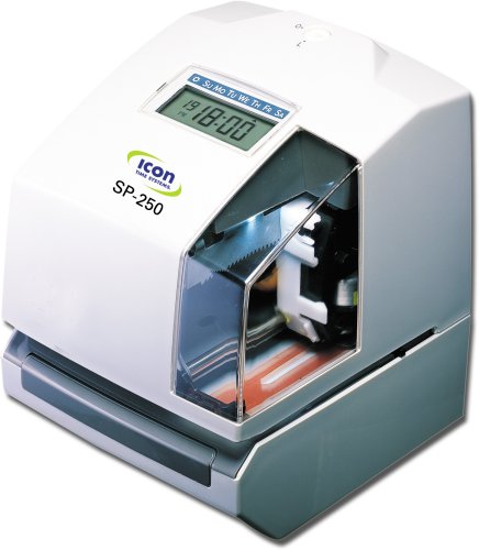Icon Time Systems® SP-250 Electronic Time Clock  &  Date Stamp