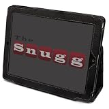 Snugg iPad 2 Leather Case Cover and Flip Stand (Black)