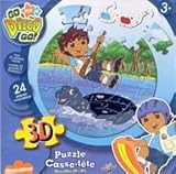 Go Diego Go! 24 Piece Round 3D Puzzle
