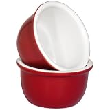 CorningWare Corelle Coordinates 7-Ounce Ramekins, Cajun Red Set 2