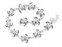 Nice SEA TURTLE 7" Sterling Silver Bracelet of Turtles