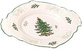 Spode Christmas Tree Pierced Oval Tidbit Tray