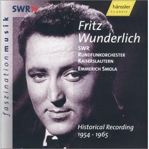 【クリックで詳細表示】Fritz Wunderlich-Songs [Import， from US]