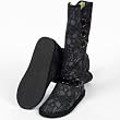 Motophyscho Tall Fug Boot in Black by Iron Fist
