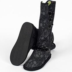 Motophyscho Tall Fug Boot in Black by Iron Fist