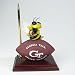Georgia Tech Yellowjackets Mascot Football Clock/Pen