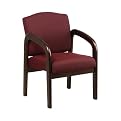 Office Star Guest Chair - Ruby/ Mahogany