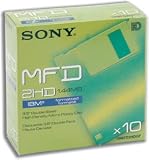 Sony Diskettes 3.5in Formatted DS/HD 1.44Mb Ref 10MFD2HDCF [Pack 10]