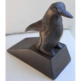  InsideOut Cast Iron Penguin Door Stop