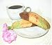 Gourmet Food : 8 pieces Milk Chocolate frosted SPUMONI Biscotti
