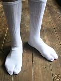 White Tabi Sport Socks 4 Pairs