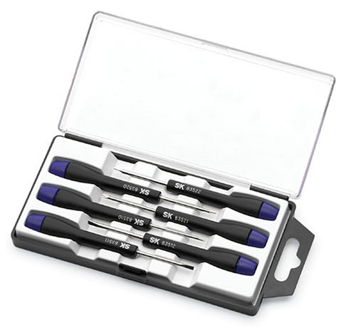 SK Hand Tools 83500 6-Piece Micro Screwdriver Set