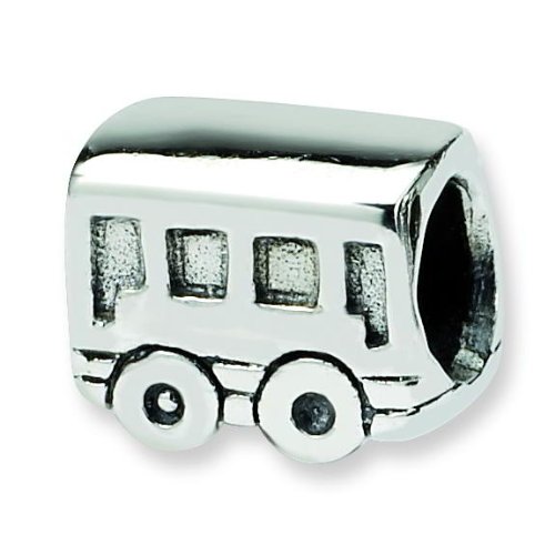 SimStars Reflections Kids Sterling Silver Trolley Bead