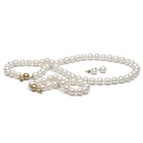 8.5-9.0 mm, White Freshadama Freshwater Pearl Set