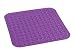Wenko 18949100 Duscheinlage Tropic Purple - Rutschstopp, Saugnäpfe Kunststoff, 54 x 54 cm, lila