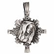 BICO AUSTRALIA JEWELRY (E306) OUR LADY OF GUADALUPE - PURENESS, SPIRIT OF MARY - Comes with a Generic 18 inch (to 20in) Adjustable 4mm Black Rubber Necklace.