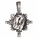 BICO AUSTRALIA JEWELRY (E306) OUR LADY OF GUADALUPE - PURENESS, SPIRIT OF MARY - Comes with a Generic 18 inch (to 20in) Adjustable 4mm Black Rubber Necklace.