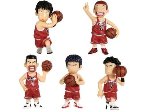 Slam Dunk Action Figure Set of 5 Keys (Red)
