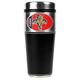 Great American Products Florida Panthers NHL 16oz Travel Tumbler with Black Sleeve